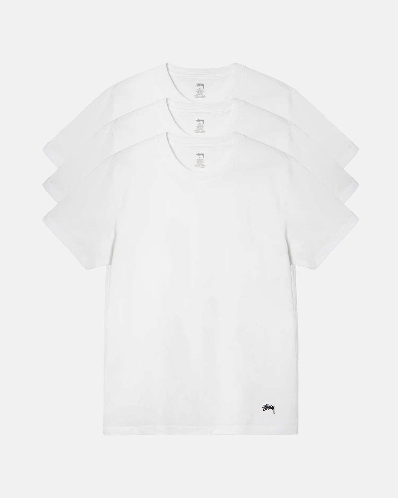 Stüssy Undershirts T-shirt Vita | Sverige 054TPHARU