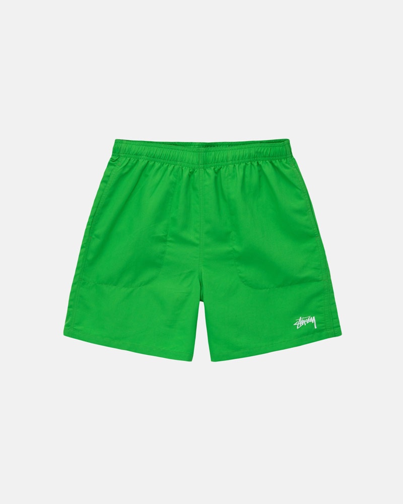 Stüssy Vatten Korta Stock Shorts Gröna | Sverige 658IUDMRE