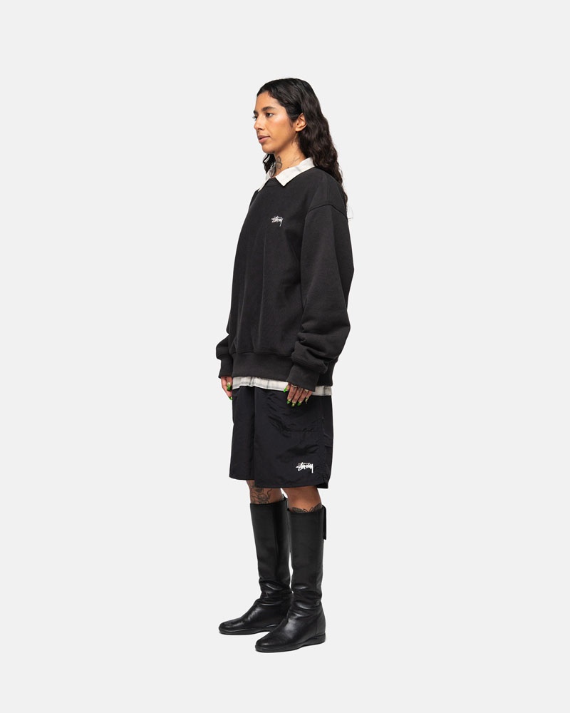 Stüssy Vatten Korta Stock Shorts Svarta | Sverige 614RQWVKO