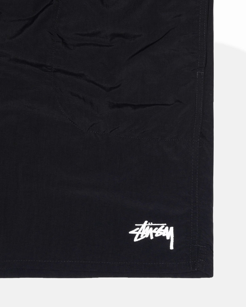 Stüssy Vatten Korta Stock Shorts Svarta | Sverige 614RQWVKO