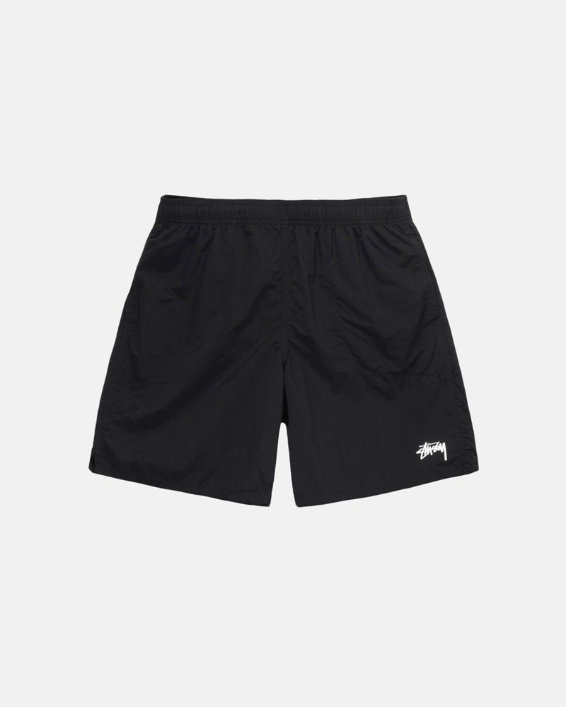 Stüssy Vatten Korta Stock Shorts Svarta | Sverige 614RQWVKO