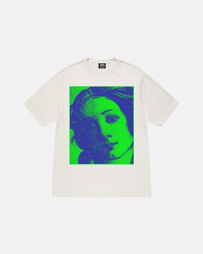 Stüssy Venus Pigment Dyed T-shirt Vita | Sverige 346POUBJH