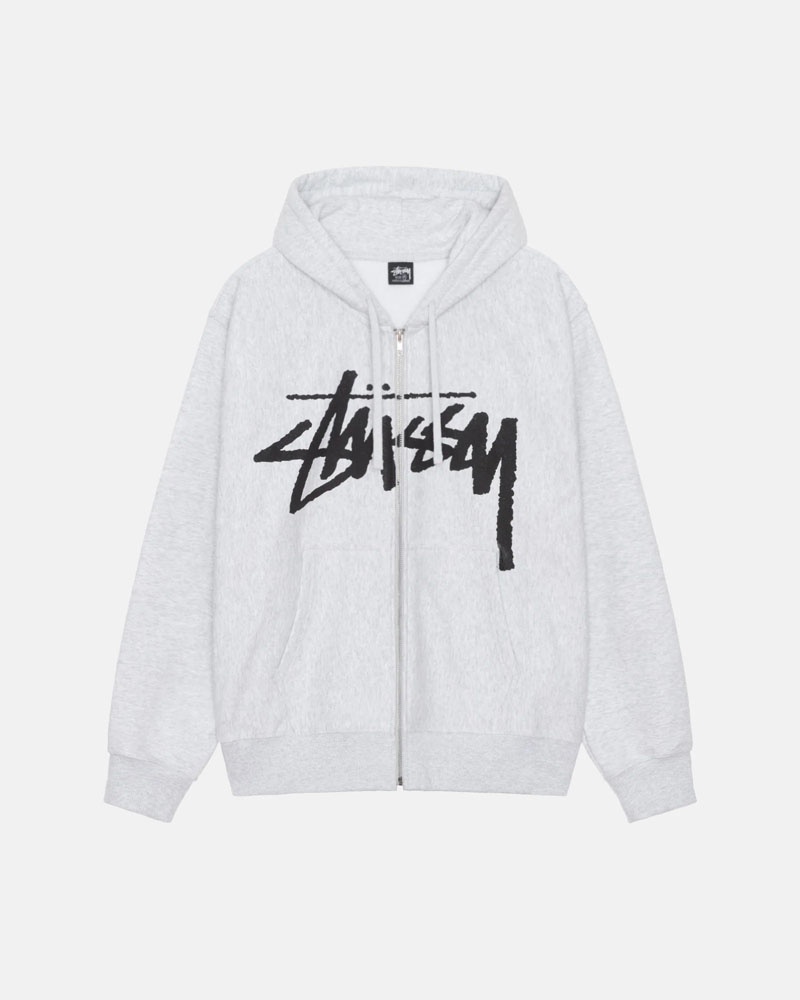 Stüssy Venus Zip Hoodie Grå | Sverige 971GWSHVE