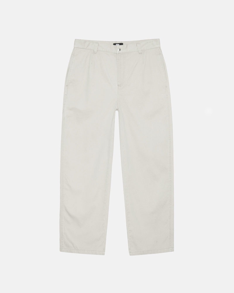 Stüssy Workgear Trouser Twill Byxor Vita | Sverige 483VABRHU