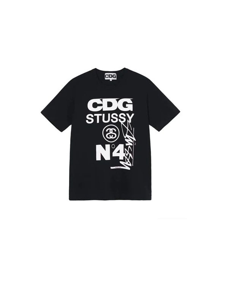 Stüssy X CDG T-shirt Svarta | Sverige 235RYLJON