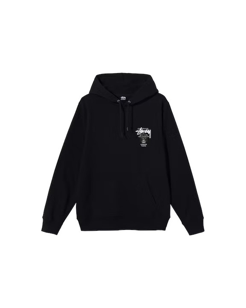 Stüssy X Dover Street Market Hoodie Svarta | Sverige 678TSLDME