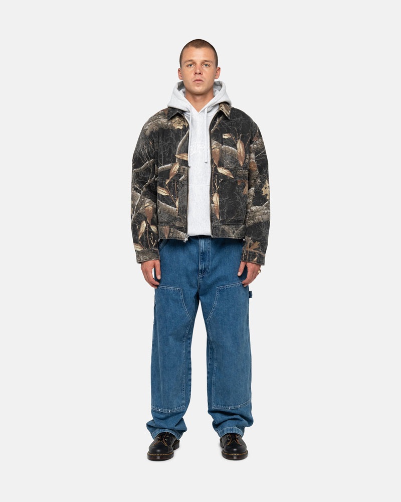 Stüssy Zip Arbets Realtree Edge Jacka Svarta | Sverige 760IXZALY