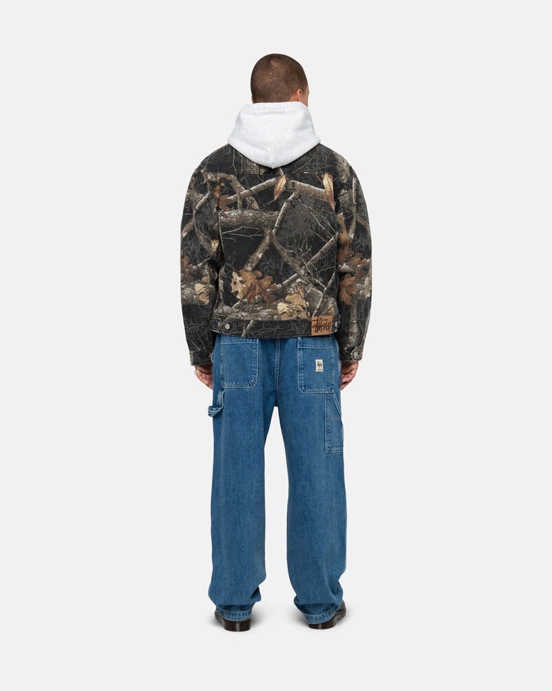 Stüssy Zip Arbets Realtree Edge Jacka Svarta | Sverige 760IXZALY