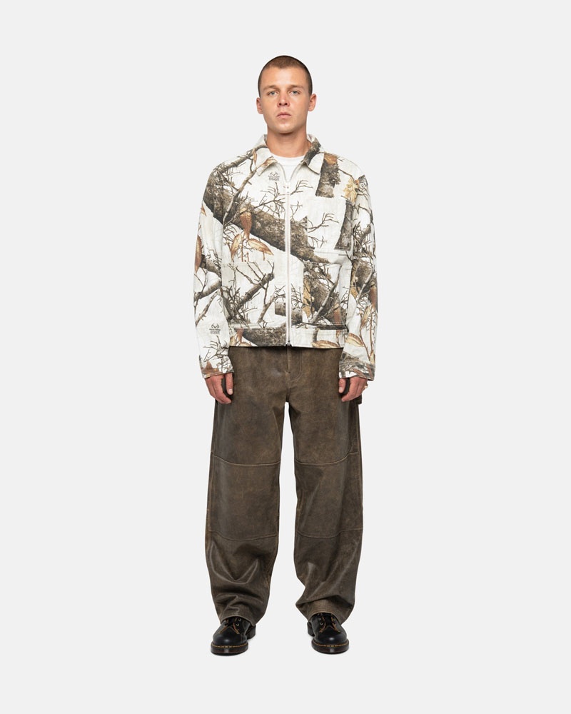 Stüssy Zip Arbets Realtree Edge Jacka Vita | Sverige 547HRLXVD