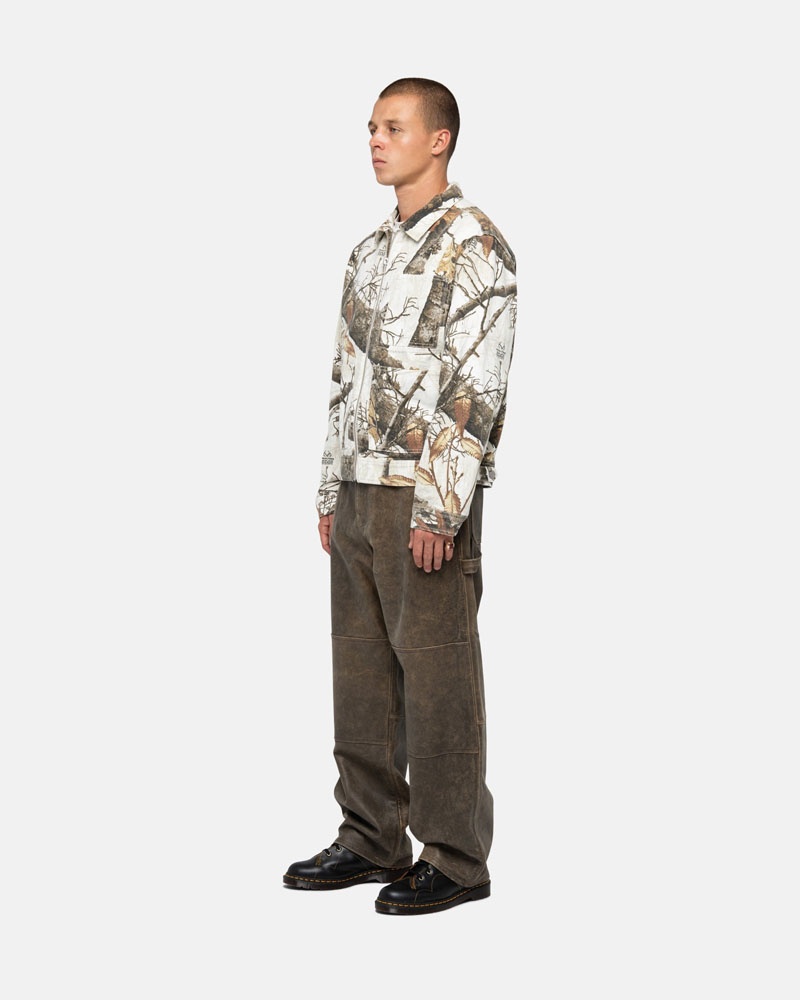 Stüssy Zip Arbets Realtree Edge Jacka Vita | Sverige 547HRLXVD