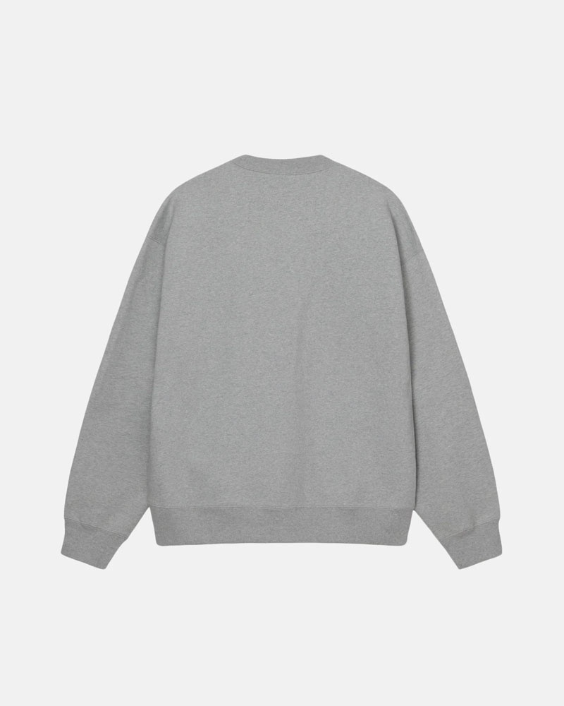 Stüssy & NK Fleece Crew Sweatshirt Grå | Sverige 278MSHXFP